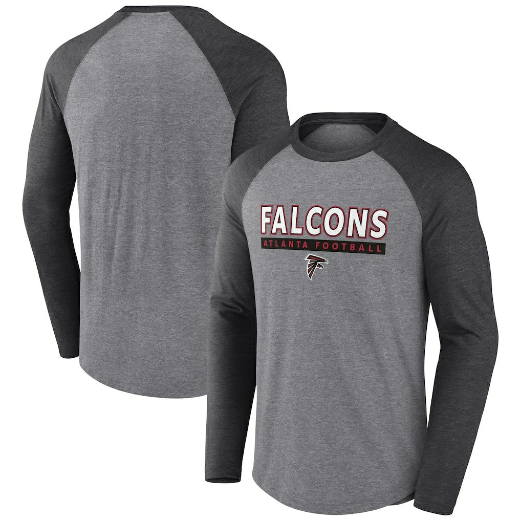 NFL Atlanta Falcons Tri-Blend Raglan Long Sleeve T-Shirt