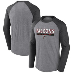 NFL Atlanta Falcons Tri-Blend Raglan Long Sleeve T-Shirt