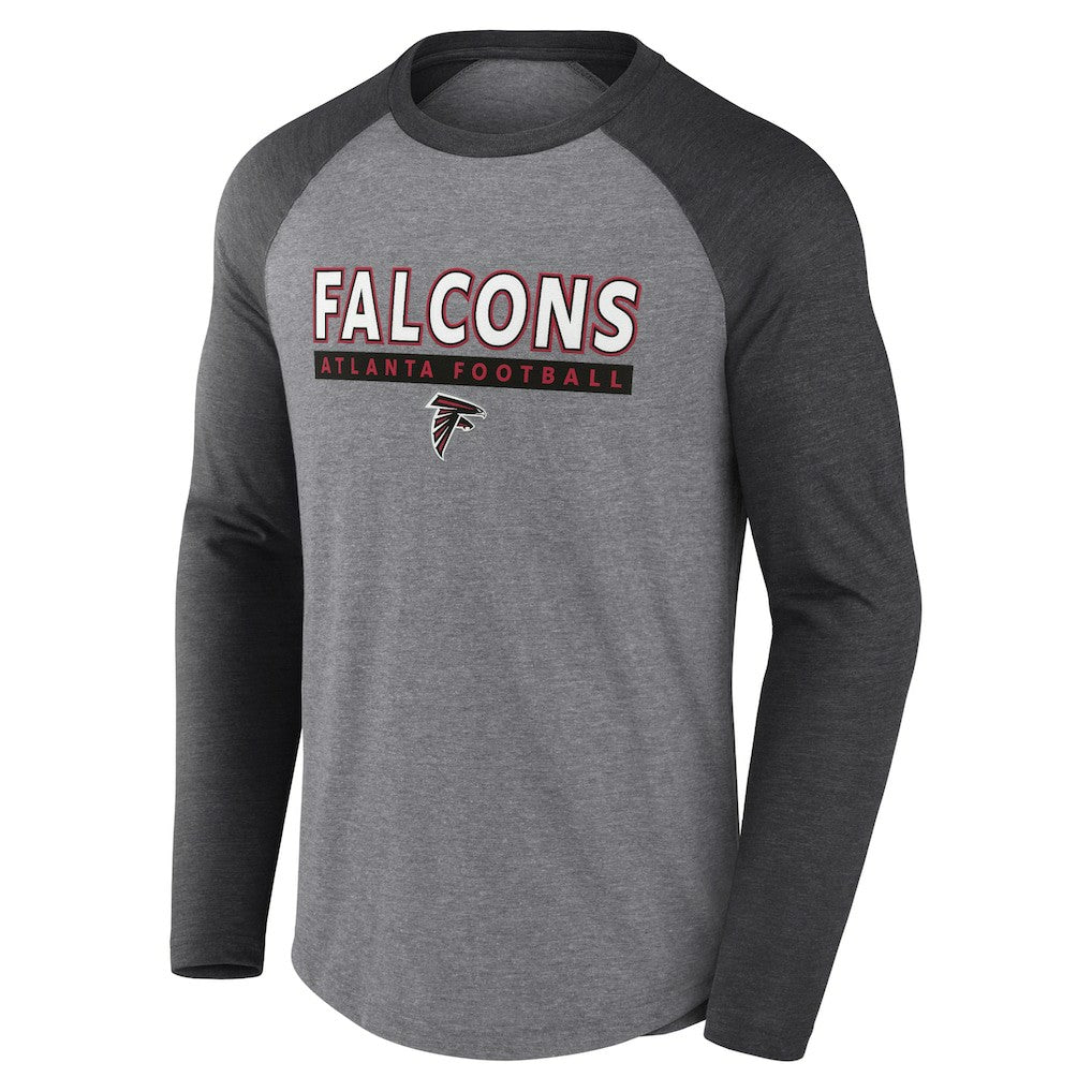 NFL Atlanta Falcons Tri-Blend Raglan Long Sleeve T-Shirt