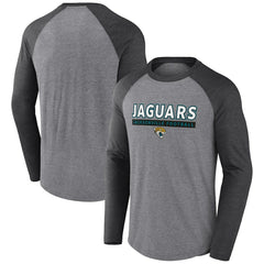 NFL Jacksonville Jaguars Tri-Blend Raglan Long Sleeve T-Shirt