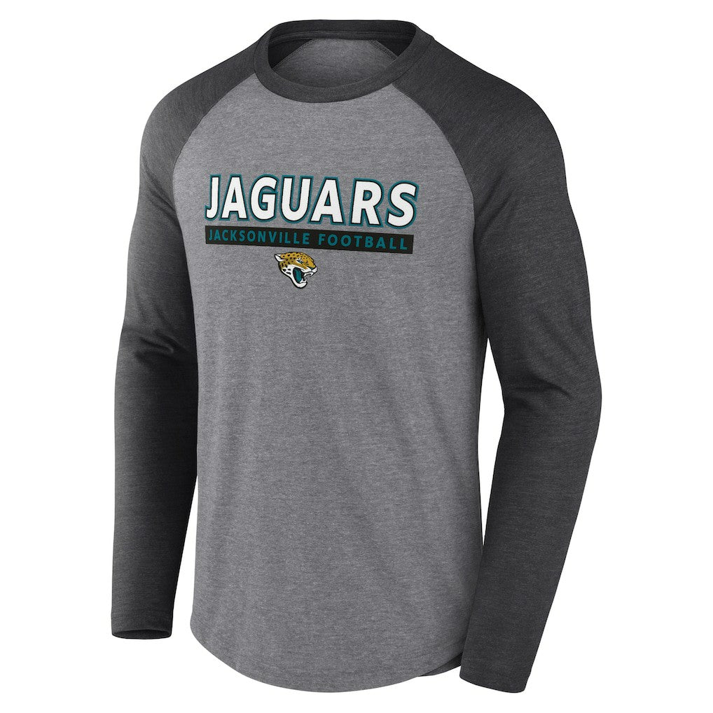 NFL Jacksonville Jaguars Tri-Blend Raglan Long Sleeve T-Shirt