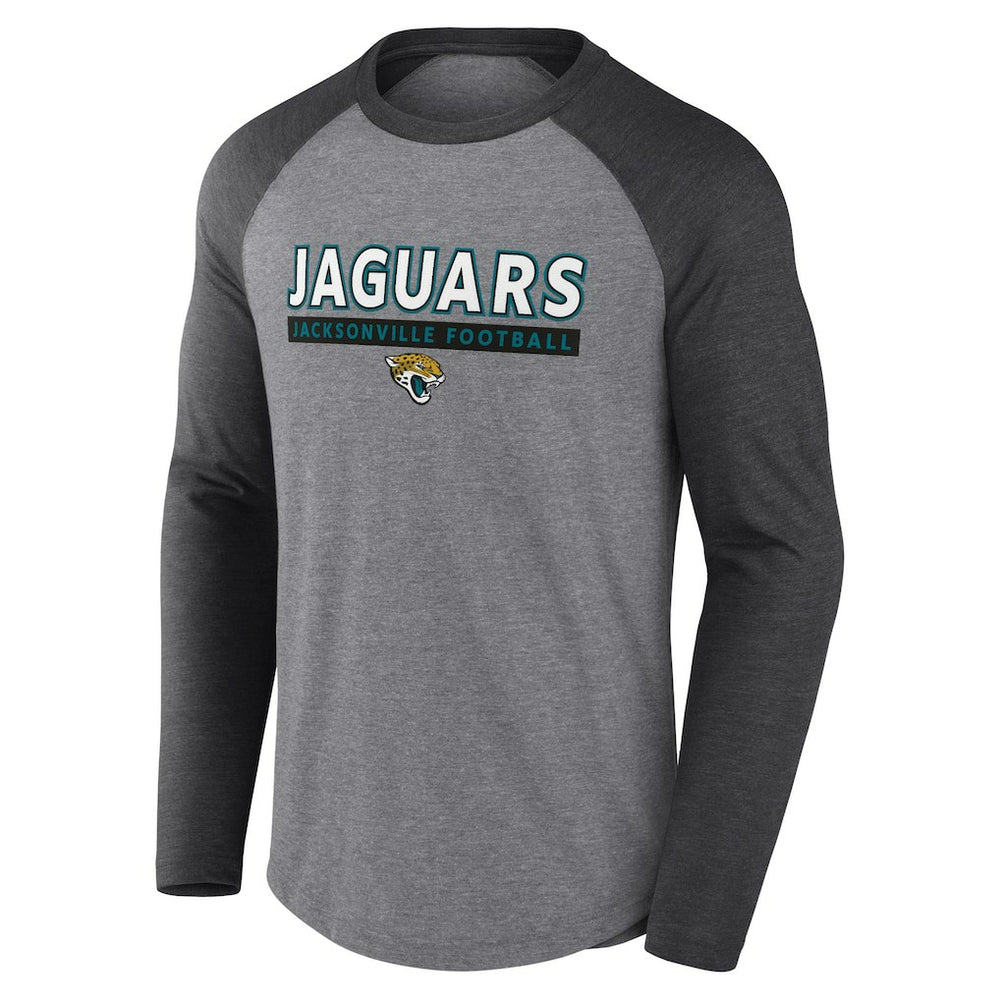 NFL Jacksonville Jaguars Tri-Blend Raglan Long Sleeve T-Shirt