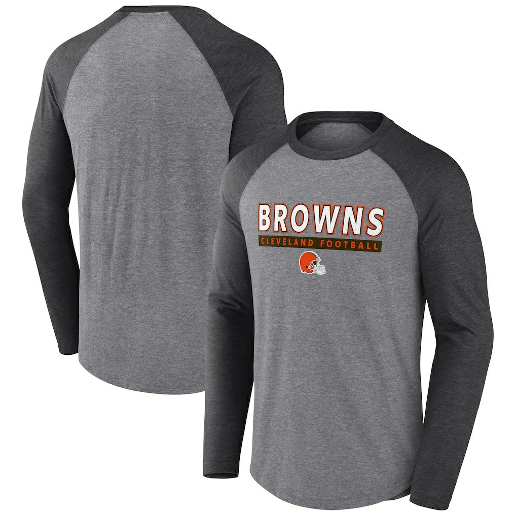 NFL Cleveland Browns Tri-Blend Raglan Long Sleeve T-Shirt