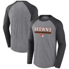 NFL Cleveland Browns Tri-Blend Raglan Long Sleeve T-Shirt