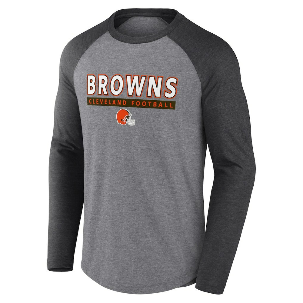 NFL Cleveland Browns Tri-Blend Raglan Long Sleeve T-Shirt