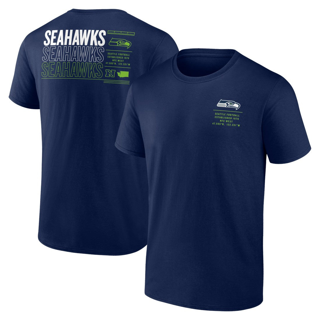 NFL Seattle Seahawks Repeat Stats T-Shirt