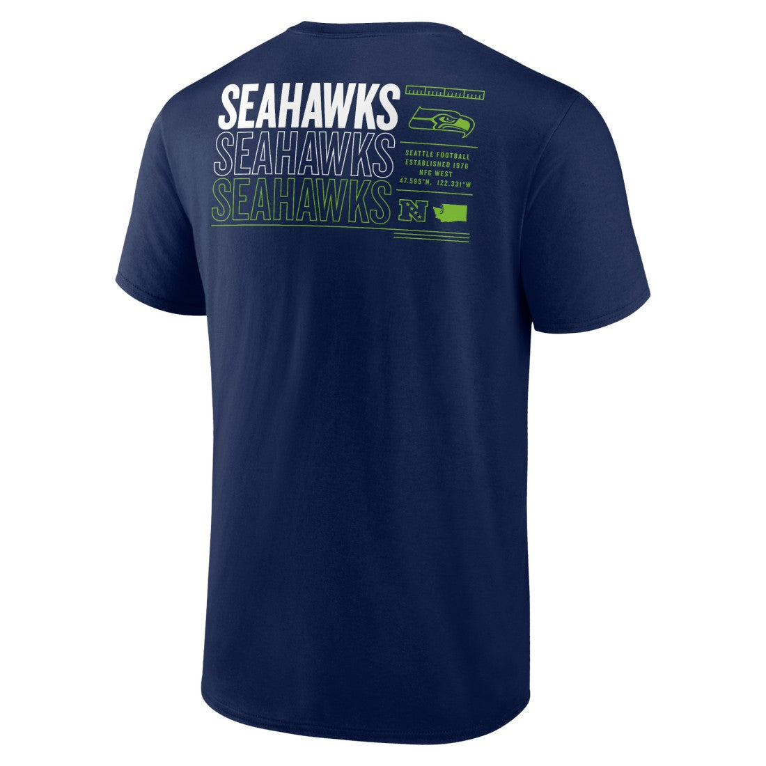 NFL Seattle Seahawks Repeat Stats T-Shirt