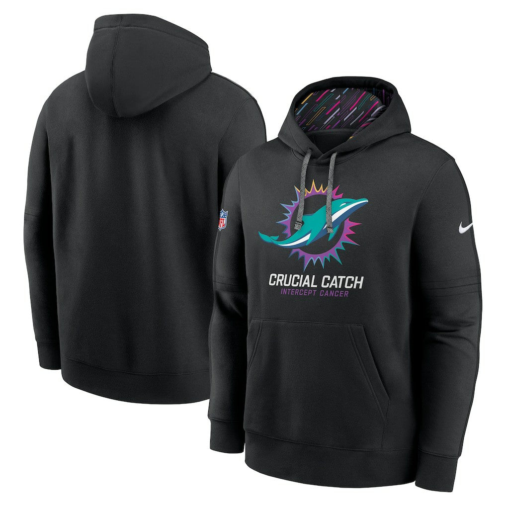 NFL Miami Dolphins 2024 NFL Crucial Catch Club Pullover Hoodie