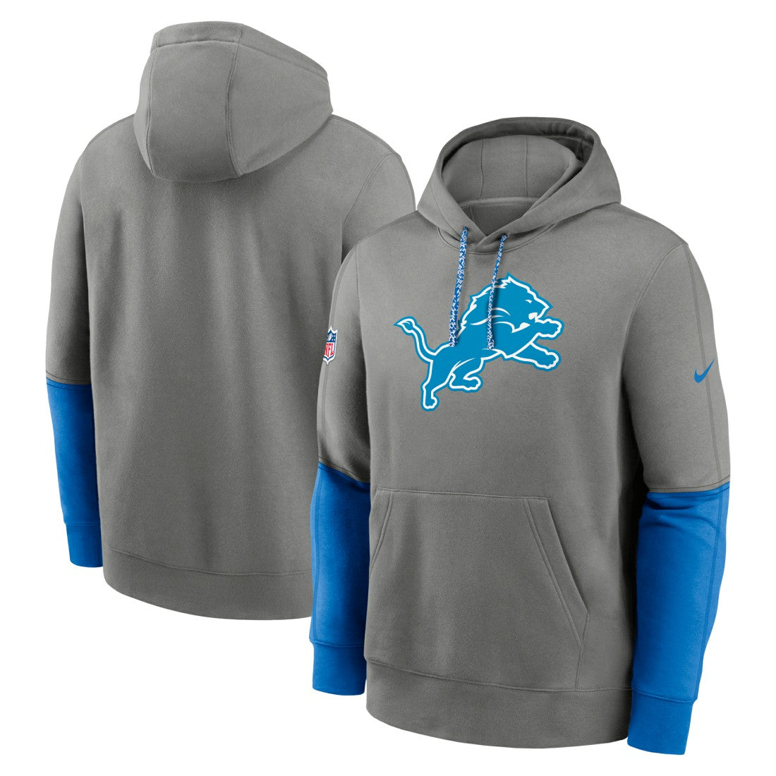 NFL Detroit Lions 2024 Sideline Club Pullover Hoodie
