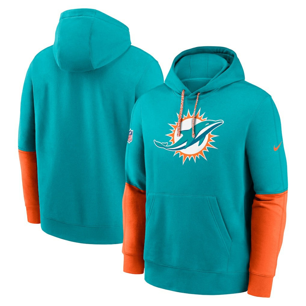 NFL Miami Dolphins 2024 Sideline Club Pullover Hoodie