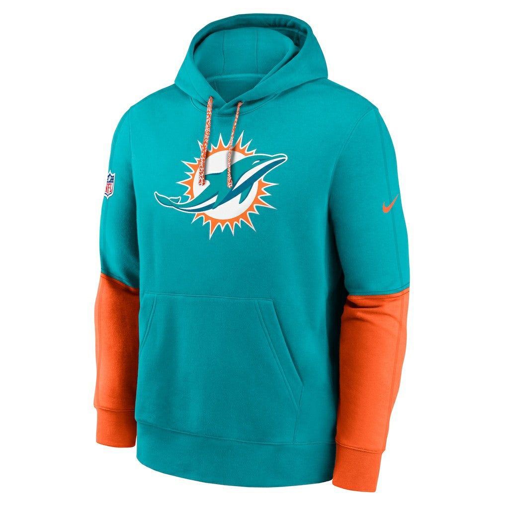 NFL Miami Dolphins 2024 Sideline Club Pullover Hoodie