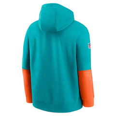 NFL Miami Dolphins 2024 Sideline Club Pullover Hoodie