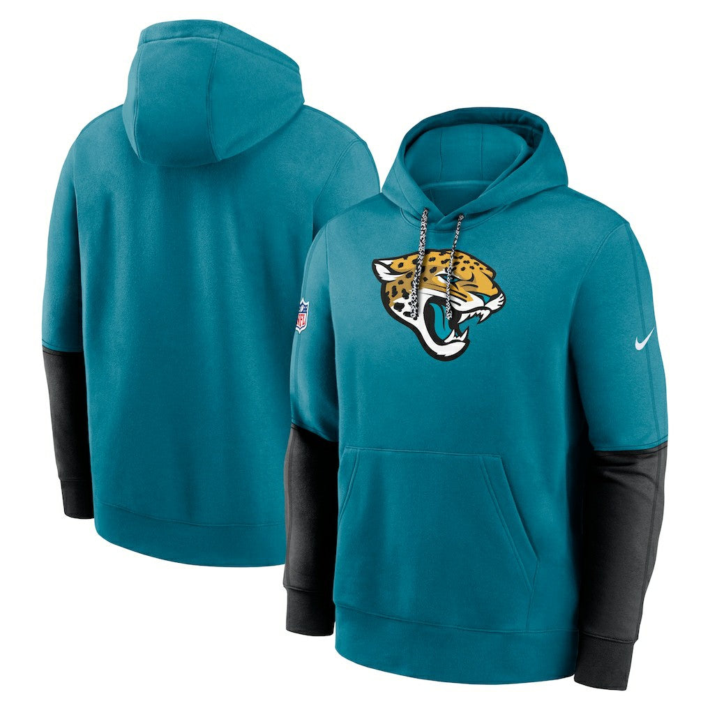 NFL Jacksonville Jaguars 2024 Sideline Club Pullover Hoodie