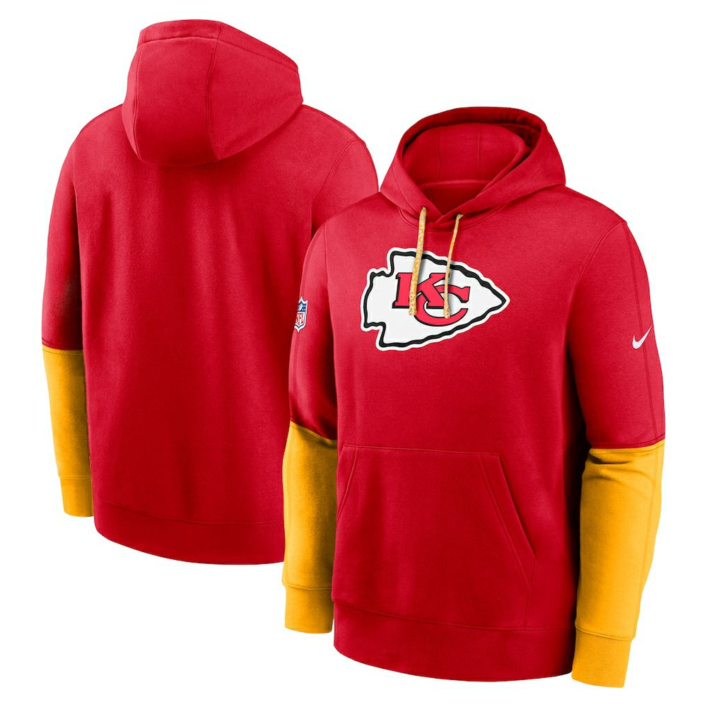 NFL Kansas City Chiefs 2024 Sideline Club Pullover Hoodie