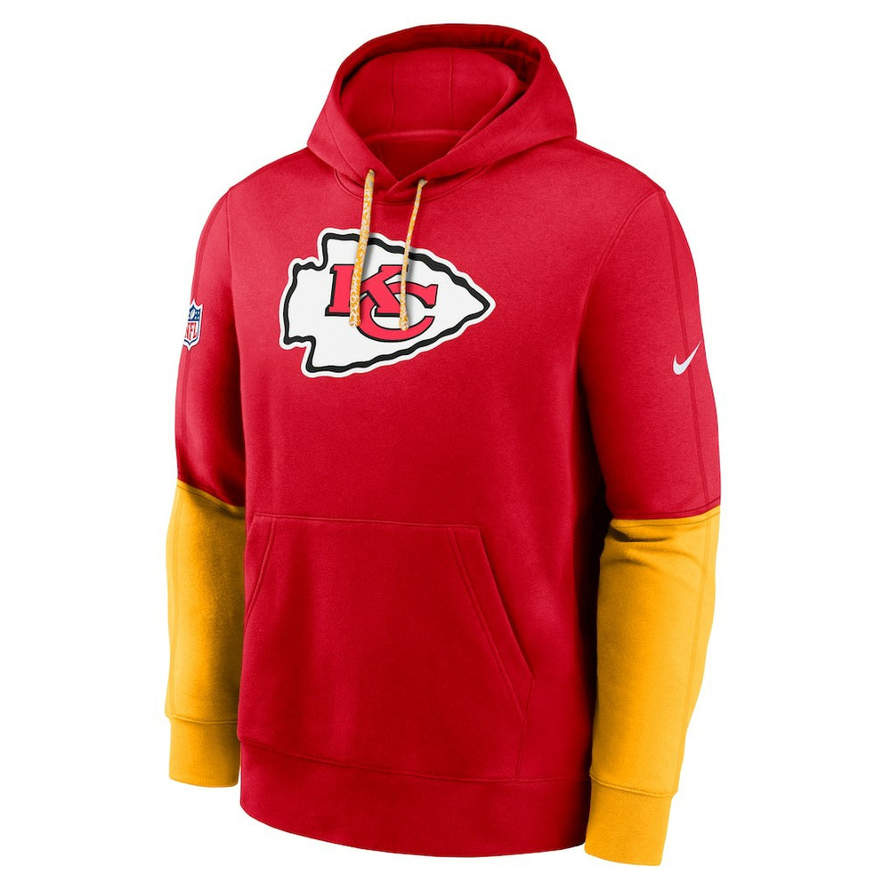 NFL Kansas City Chiefs 2024 Sideline Club Pullover Hoodie