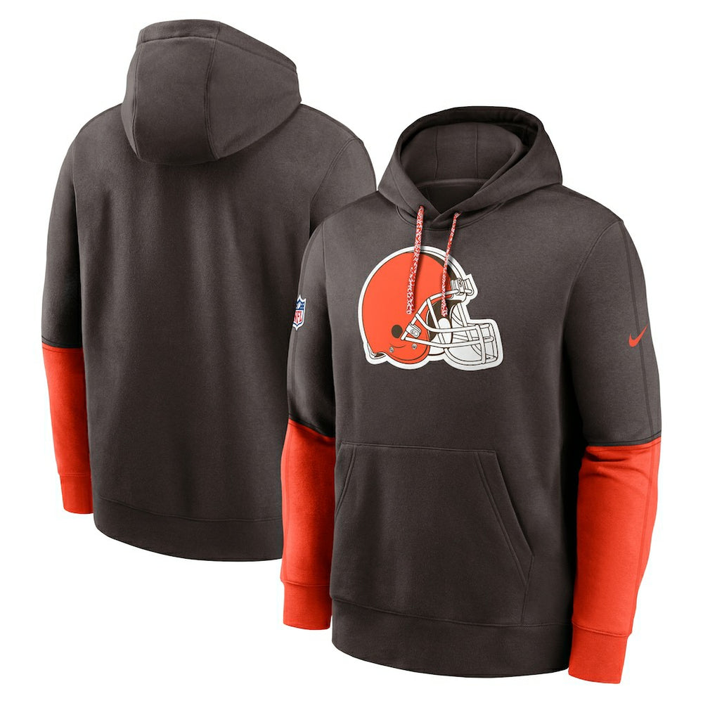 NFL Cleveland Browns 2024 Sideline Club Pullover Hoodie