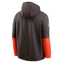 NFL Cleveland Browns 2024 Sideline Club Pullover Hoodie