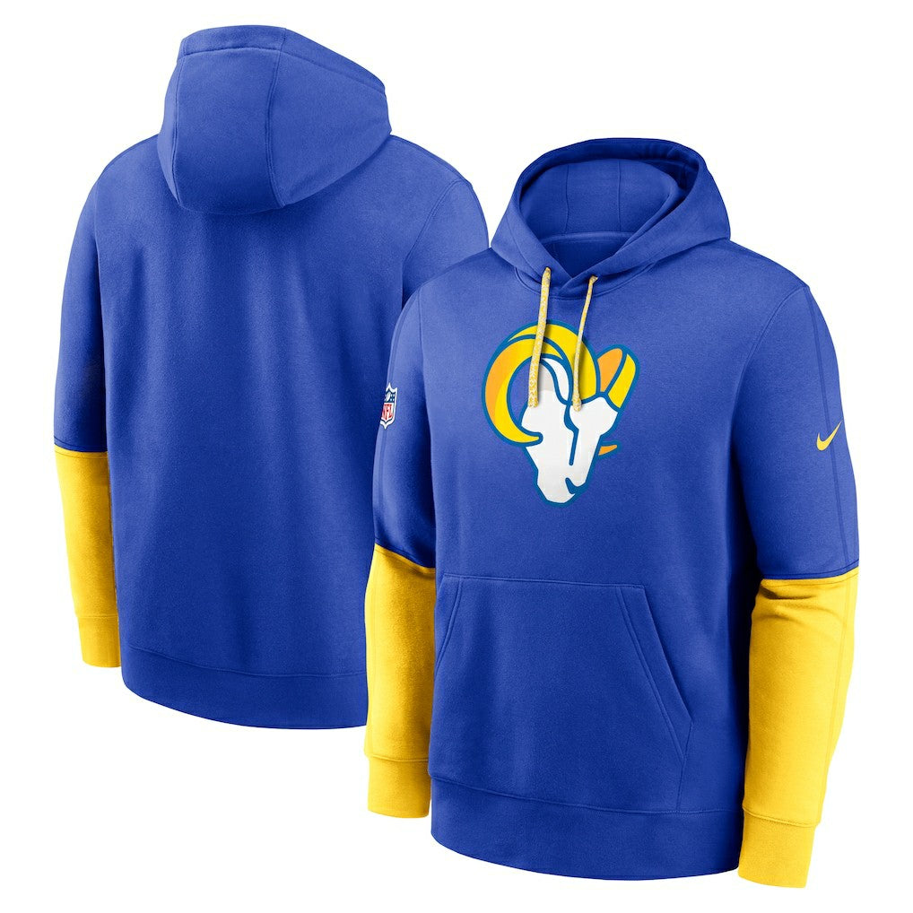 NFL Los Angeles Rams 2024 Sideline Club Pullover Hoodie