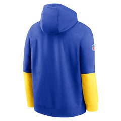 NFL Los Angeles Rams 2024 Sideline Club Pullover Hoodie