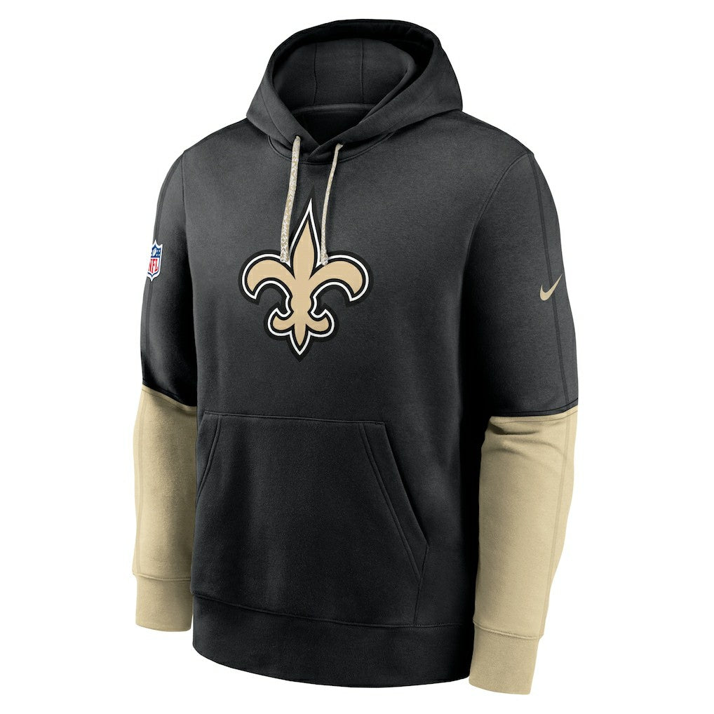 NFL New Orleans Saints 2024 Sideline Club Pullover Hoodie