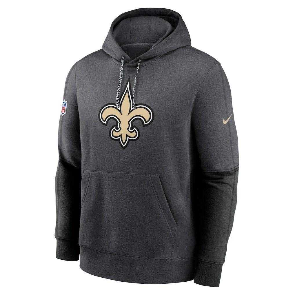 NFL New Orleans Saints 2024 Sideline Club Pullover Hoodie