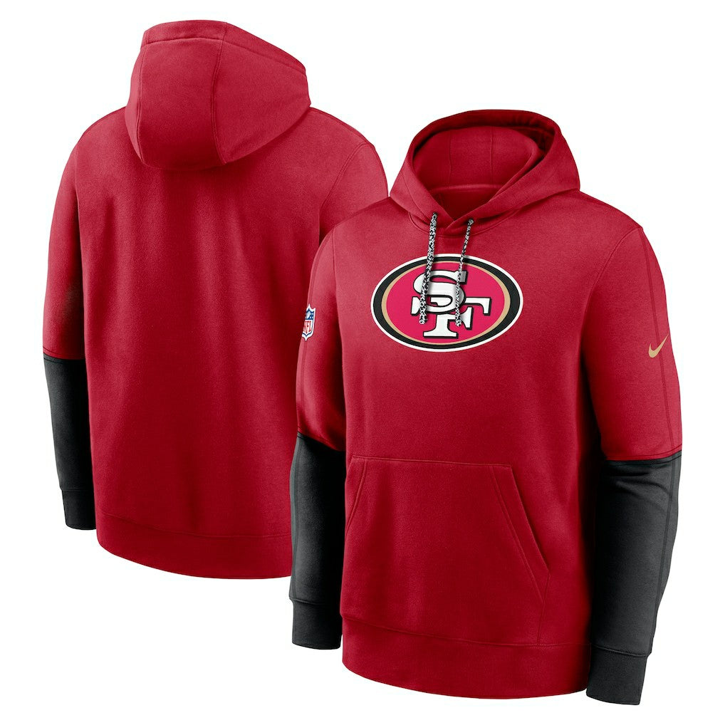 NFL San Francisco 49ers 2024 Sideline Club Pullover Hoodie