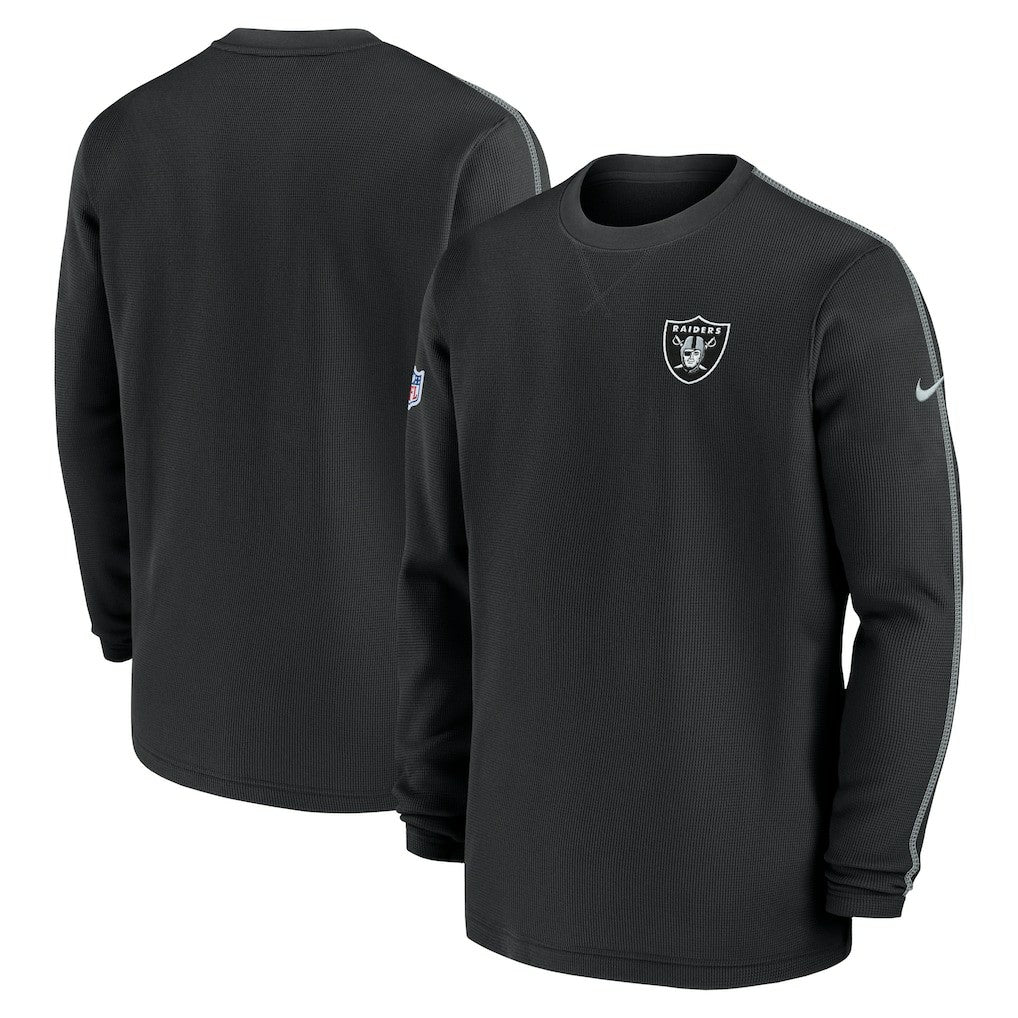NFL Las Vegas Raiders 2024 Sideline Coaches Long Sleeve Top