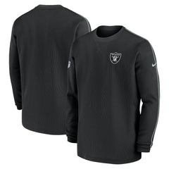 NFL Las Vegas Raiders 2024 Sideline Coaches Long Sleeve Top