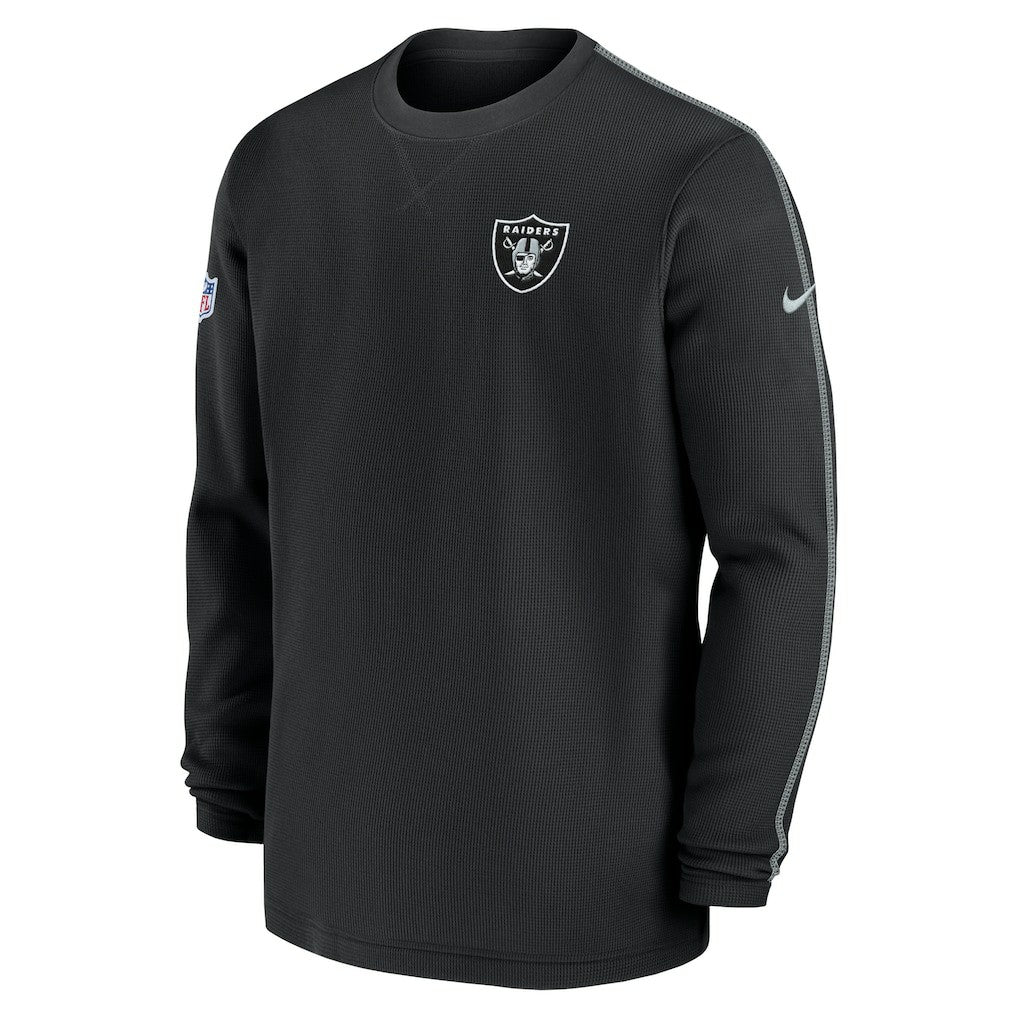 NFL Las Vegas Raiders 2024 Sideline Coaches Long Sleeve Top