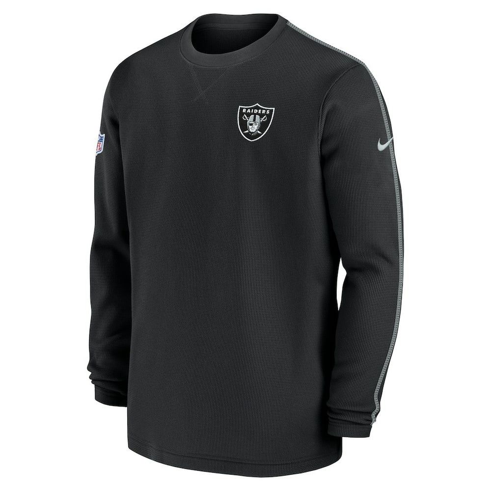 NFL Las Vegas Raiders 2024 Sideline Coaches Long Sleeve Top