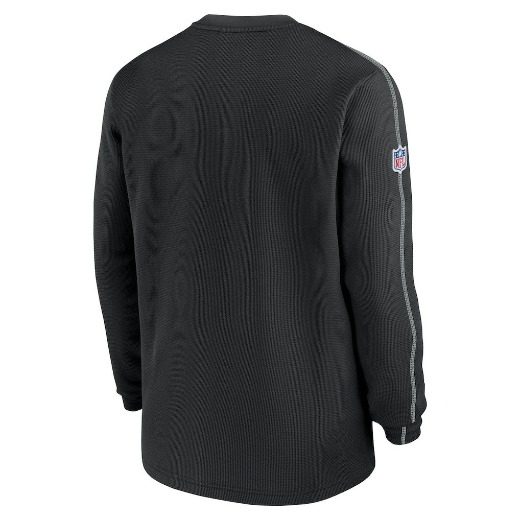 NFL Las Vegas Raiders 2024 Sideline Coaches Long Sleeve Top