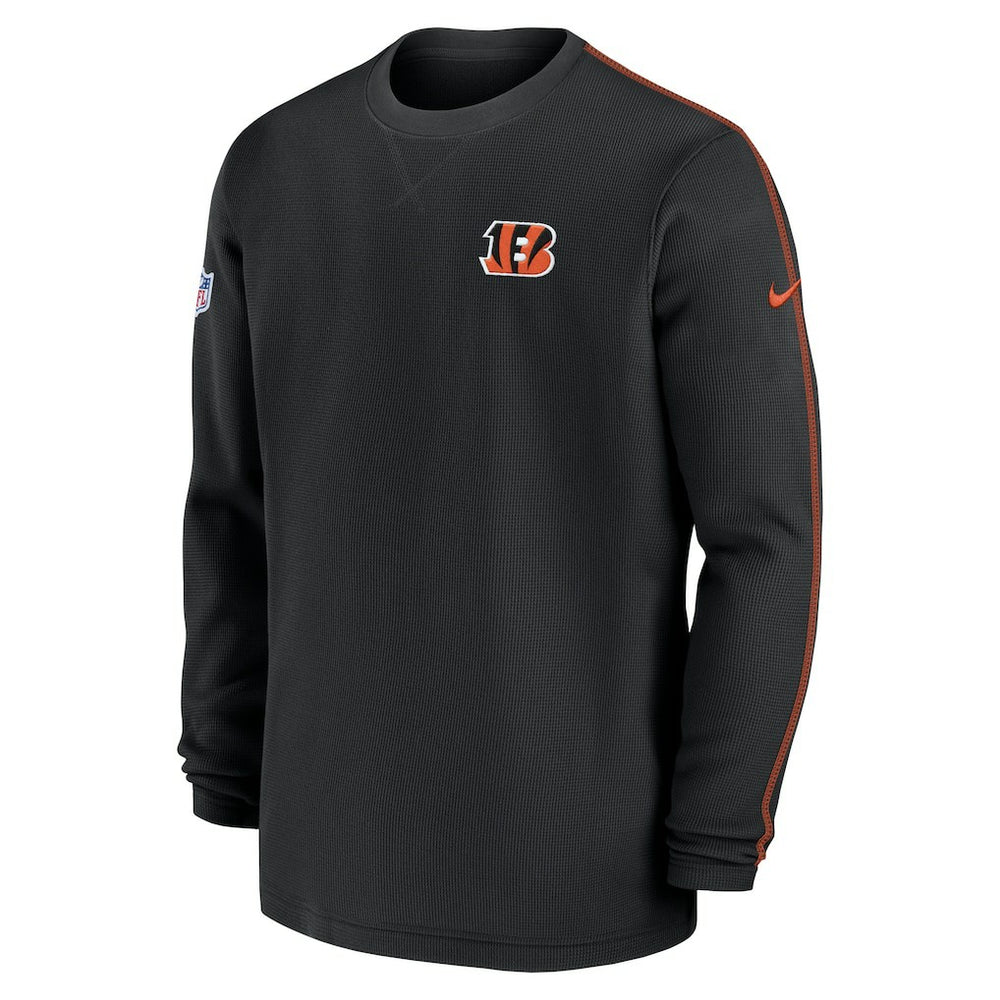 NFL Cincinnati Bengals 2024 Sideline Coaches Long Sleeve Top