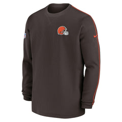 NFL Cleveland Browns 2024 Sideline Coaches Long Sleeve Top