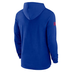 NFL Buffalo Bills 2024/25 Sideline Performance Long Sleeve Hoodie T-Shirt