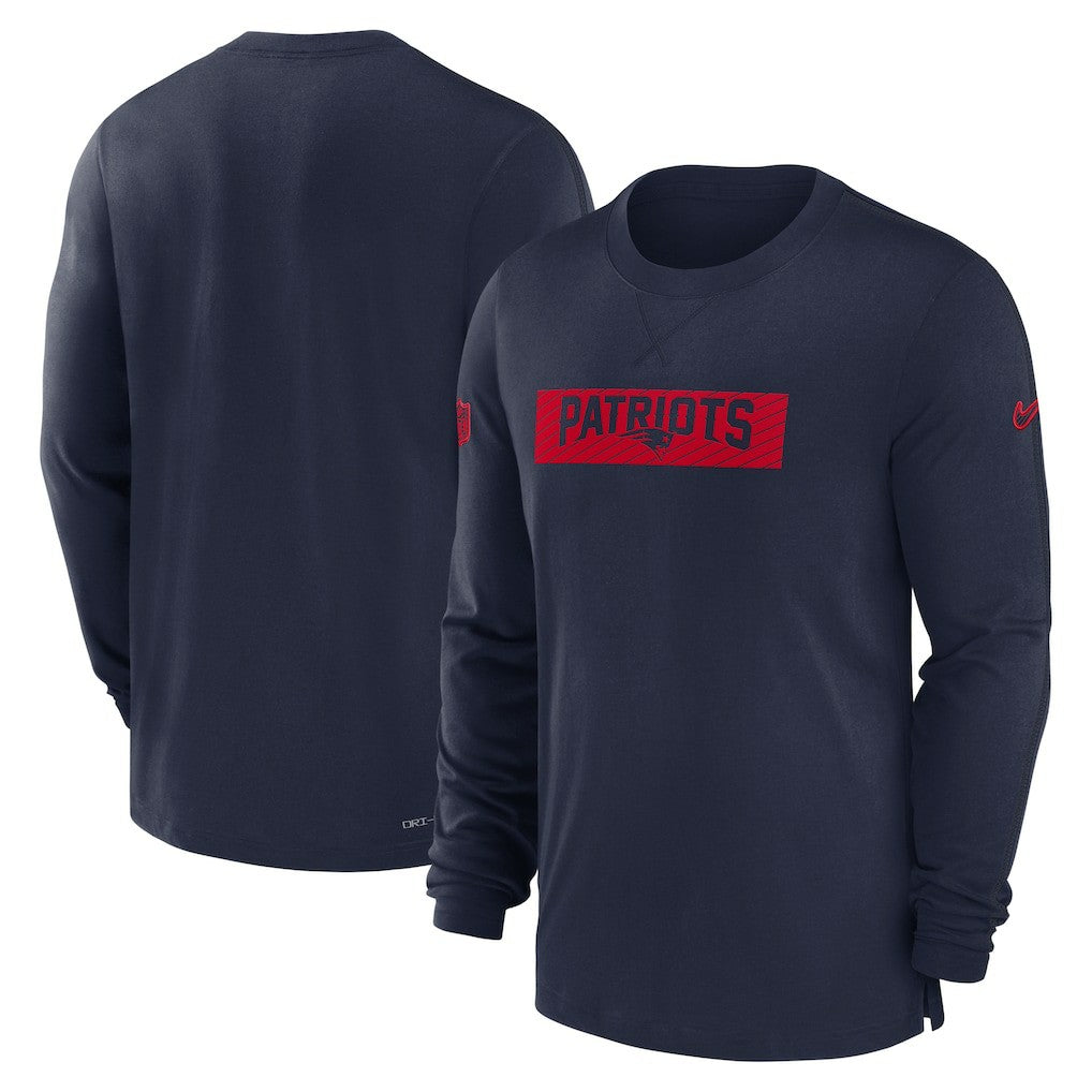 NFL New England Patriots Sideline Player Performance Long Sleeve T-Shirt