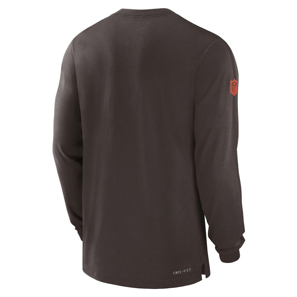 NFL Cleveland Browns Sideline Player Performance Long Sleeve T-Shirt