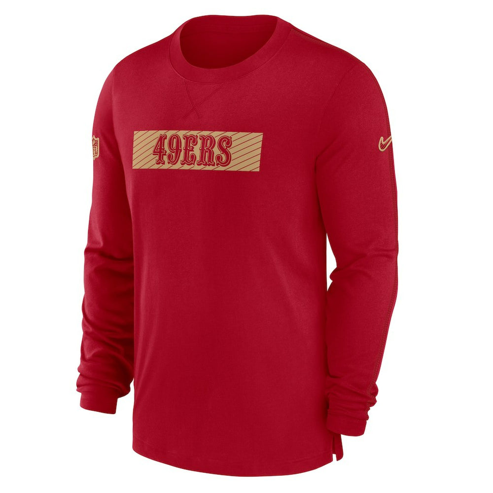 NFL San Francisco 49ers Sideline Player Performance Long Sleeve T-Shirt