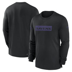 NFL Baltimore Ravens Sideline Player Performance Long Sleeve T-Shirt