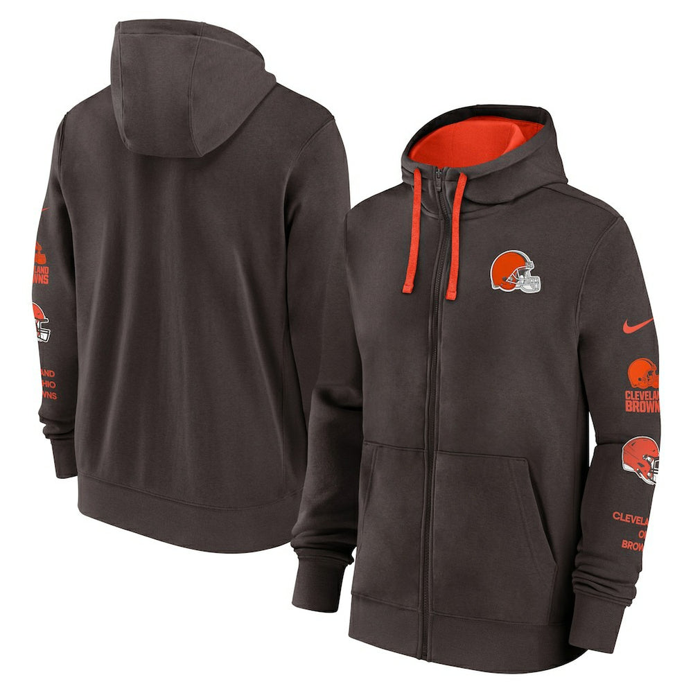 NFL Cleveland Browns Primetime Club Full-Zip Hoodie