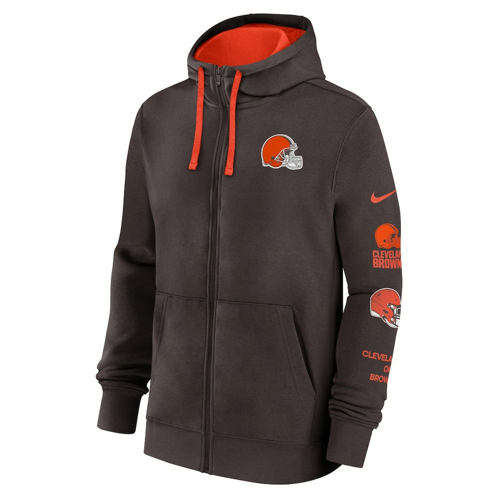 NFL Cleveland Browns Primetime Club Full-Zip Hoodie