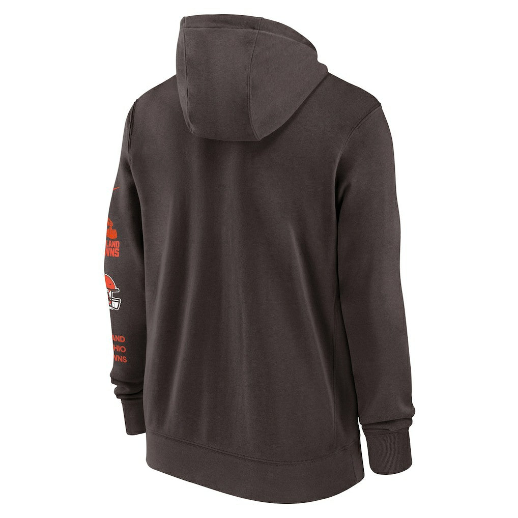 NFL Cleveland Browns Primetime Club Full-Zip Hoodie