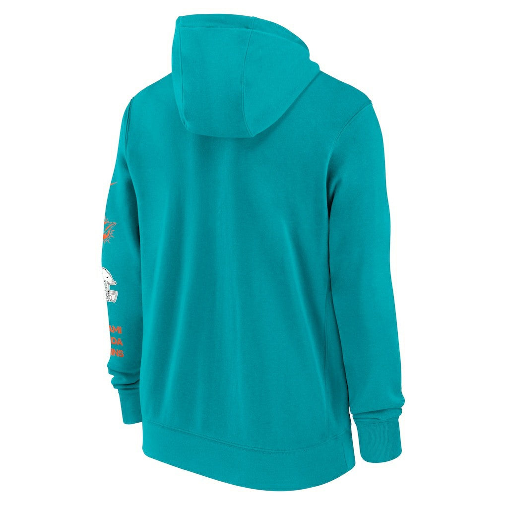NFL Miami Dolphins Primetime Club Full-Zip Hoodie
