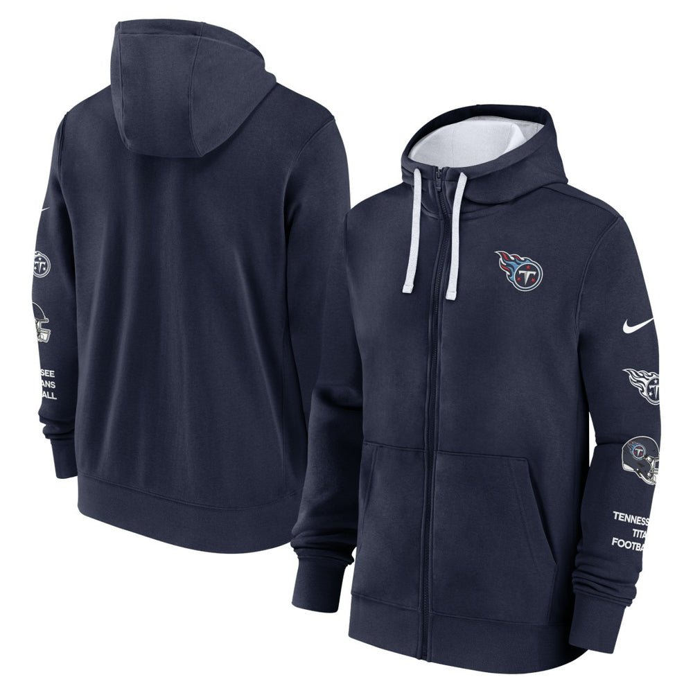 NFL Tennessee Titans Primetime Club Full-Zip Hoodie