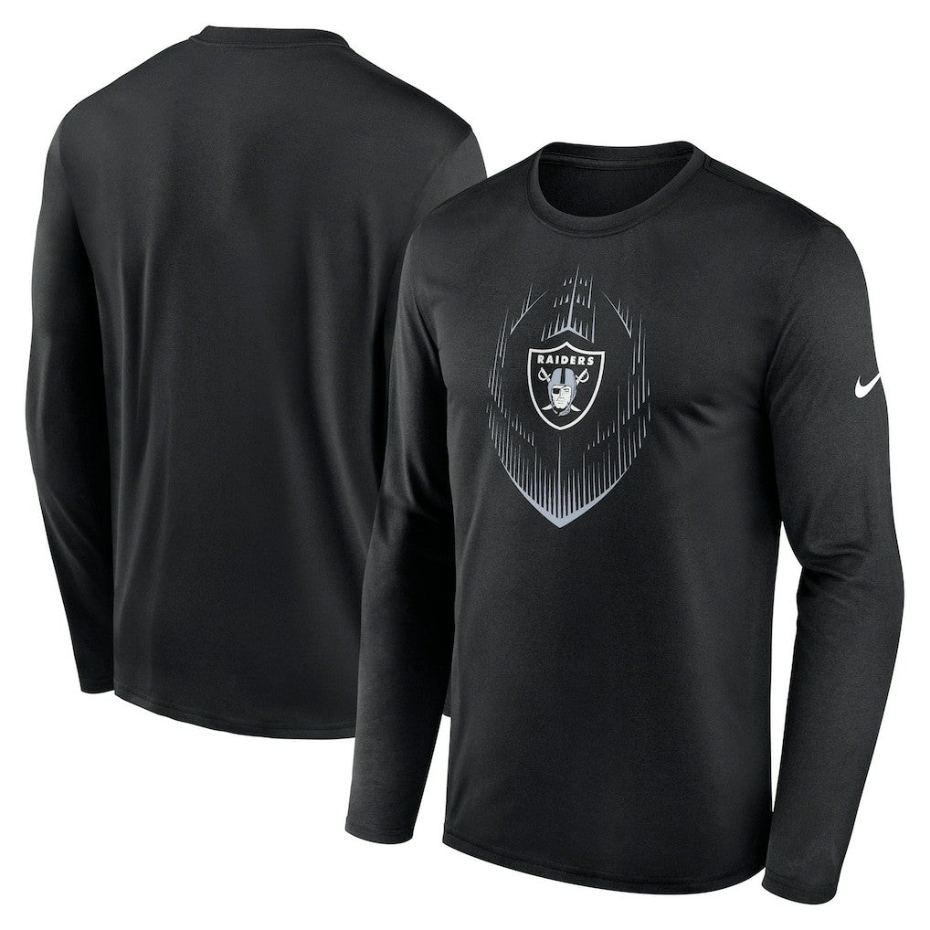 NFL Las Vegas Raiders Icon Legend Performance Long Sleeve T-Shirt