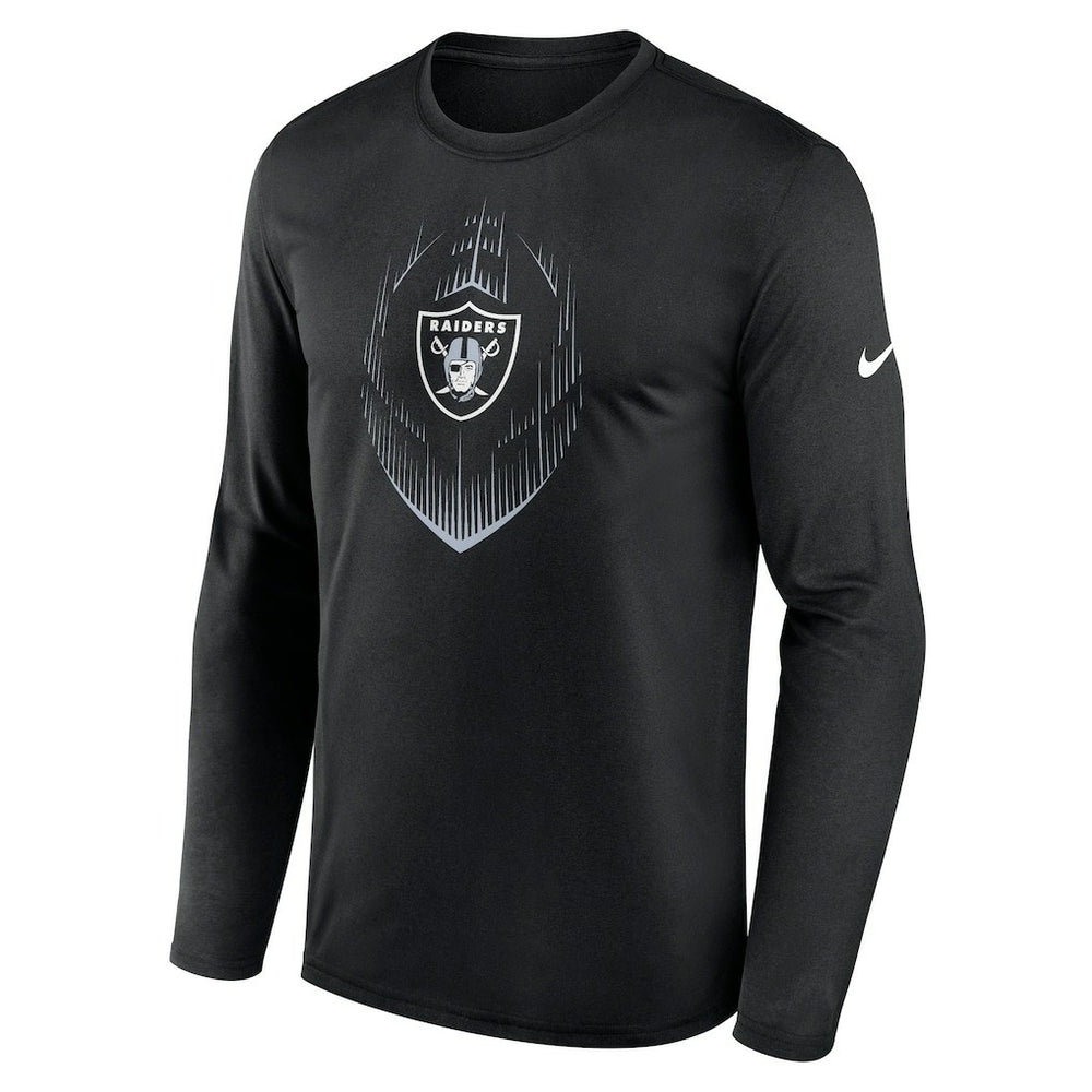 NFL Las Vegas Raiders Icon Legend Performance Long Sleeve T-Shirt