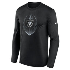 NFL Las Vegas Raiders Icon Legend Performance Long Sleeve T-Shirt