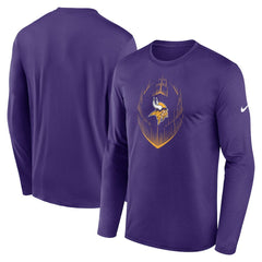 NFL Minnesota Vikings Icon Legend Performance Long Sleeve T-Shirt