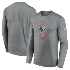 NFL Houston Texans Icon Legend Performance Long Sleeve T-Shirt