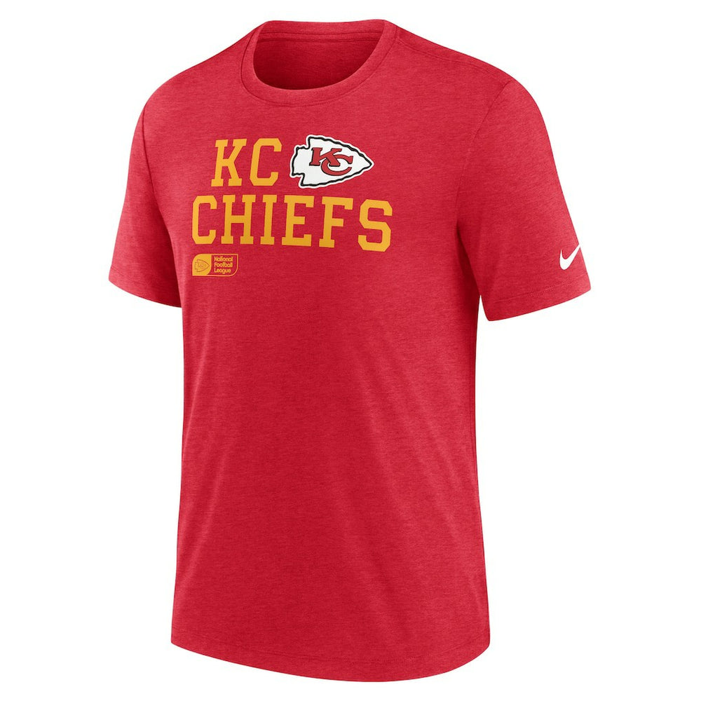 NFL Kansas City Chiefs Overlap Lockup Tri-Blend T-Shirt