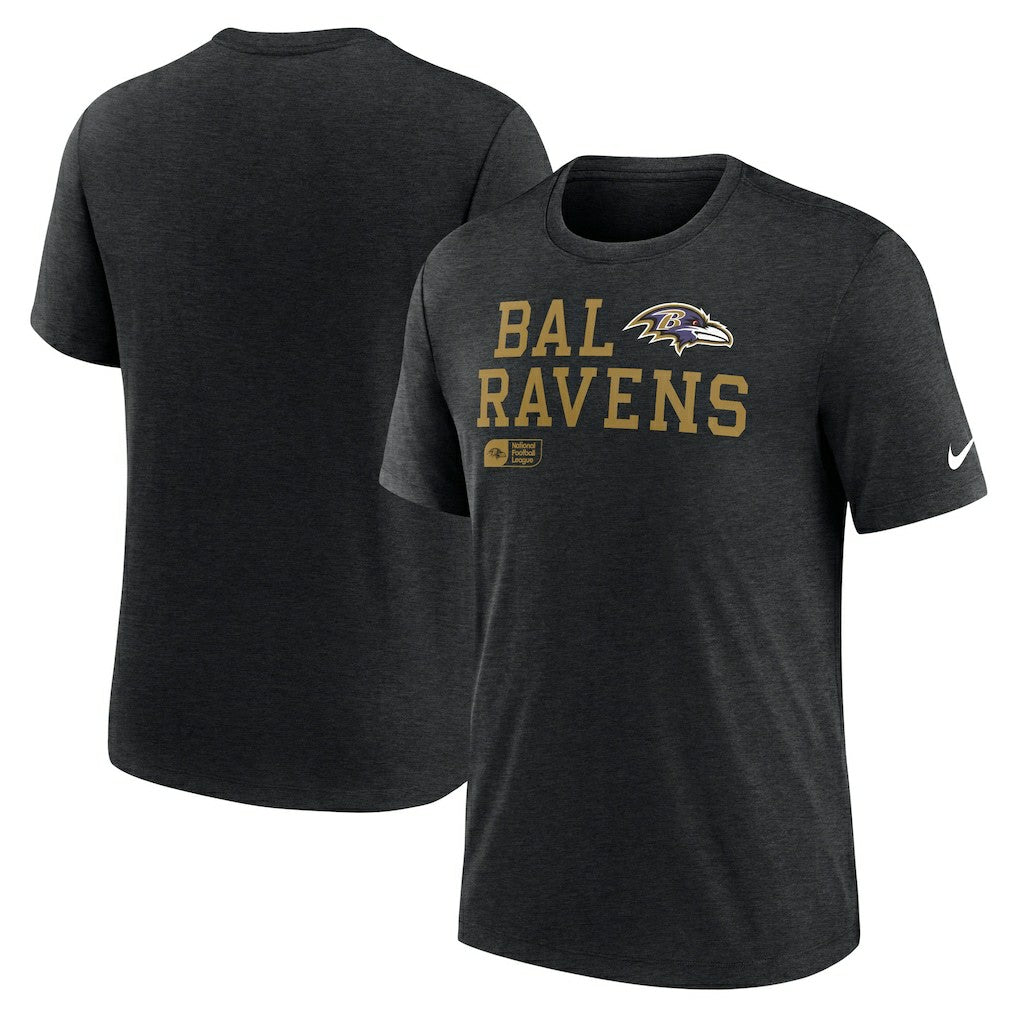 NFL Baltimore Ravens Overlap Lockup Tri-Blend T-Shirt
